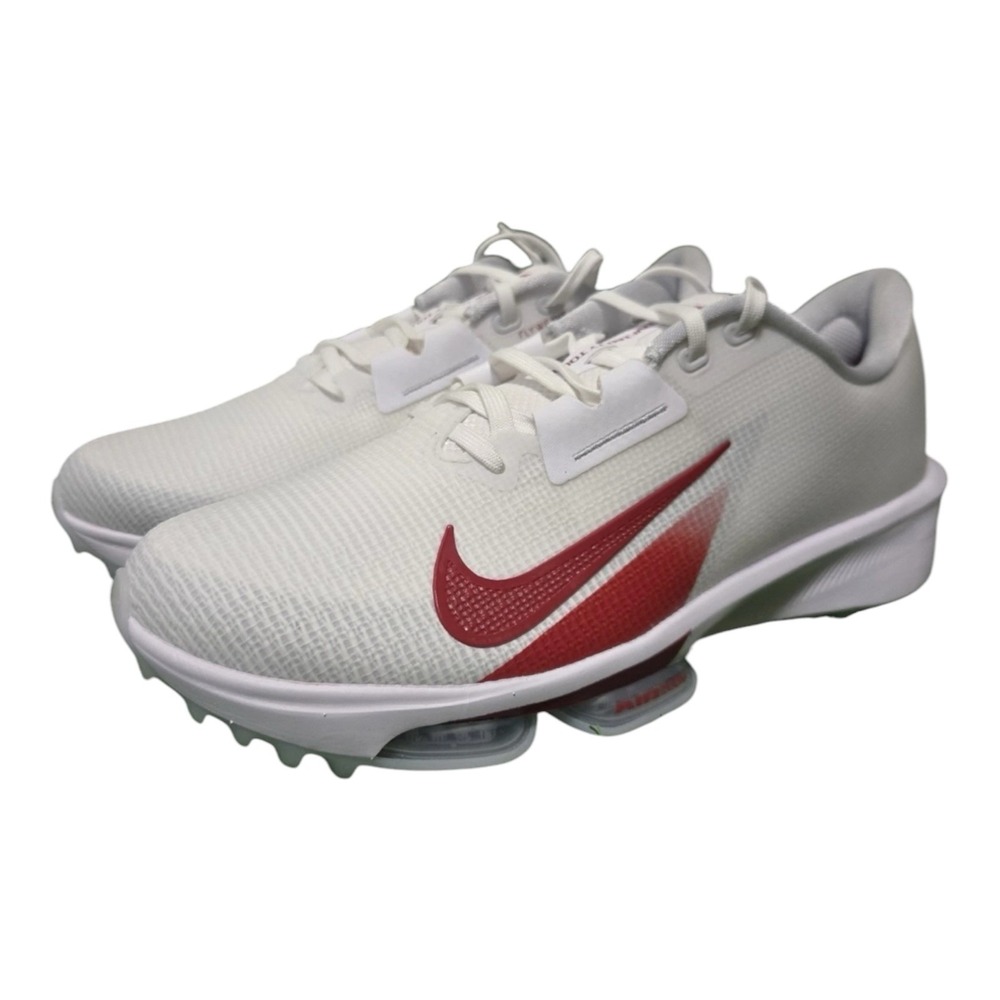 Nike Air Zoom Infinity Tour 2 Golf White Dark Red HJ7573-110 Men's Size 9.5